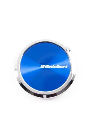 WedsSport Type 2 Center Cap Flat Style w/ Blue Center Modern
