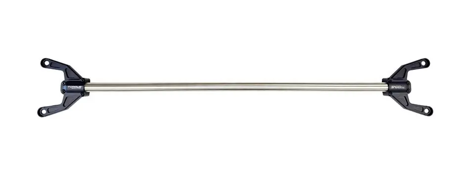 Torque Solution Rear Strut Tower Brace Titanium Brushed Raw 2022-2025 WRX Markdown