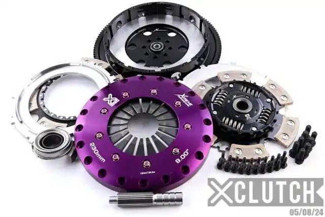 Bargain XClutch 9" Stage 5 Twin Disc Sprung Ceramic Clutch Kit 2018-2021 WRX