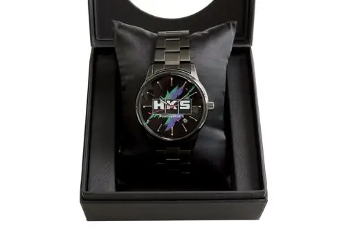 Crafted HKS Super Racing Style Wrist Watch Black