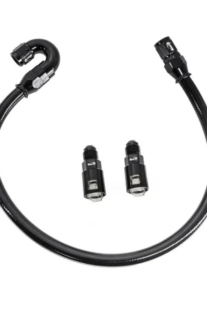 Shop Now SMY PTFE Top Feed Fuel Line Flex Fuel Upgrade Hose Kit 2008-2014 WRX / 2008-2021 STI