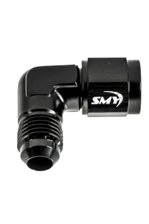 Fresh Stock SMY 6AN Male to 6AN 90 Degree Female Swivel Hose Fitting Adapter