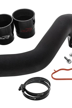 While Supplies Last SMY GODZILLA Cast Aluminum Top Mount Intercooler Pipe Black 2022-2024 WRX / 2019-2024 Ascent / 2019-2024 Outback / 2020-2024 Legacy XT