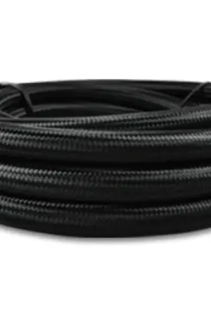 Vibrant Performance Braided PTFE Lined Flex Hose Black Nylon -4AN Flash Sale