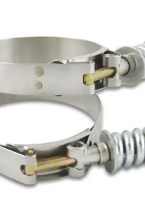 Authentic Vibrant Performance Spring Loaded T-Bolt Clamp Pair