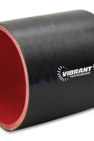 Top Pick Vibrant Performance Straight Hose Coupler Black 2.0in