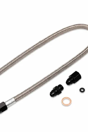 IAG Performance High Pressure Braided Power Steering Line For Use w/ Rotated Turbo 2002-2007 WRX / 2004-2007 STI Hot Deal