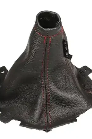 DARKMATTERX Gaucho Leather Shift Boot Black w/ Red Stitching 2008-2014 STI Hot Picks
