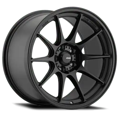 Konig Dekagram 5x114.3 19x10.5+23 Semi-Matte Black Authentic