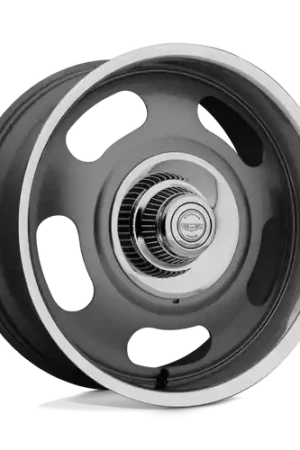 While Supplies Last American Racing Vintage VN506 BLANK 17X7 +0 MAG GRAY CENTER POLISHED LIP