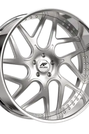 Reduced Price Amani Apollo 5x115/5x120 22x9 +15 Brush Center Chrome Lip