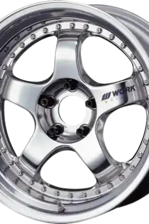 Latest Work Meister S1 3P 5x100 19x8+55 O Disk Bright Buff Finish