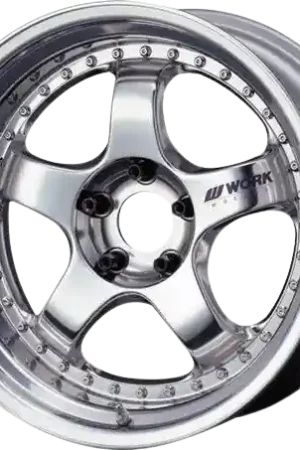 Free Delivery Work Meister S1 3P 4x100 18x9.5+37 R Disk Bright Buff Finish