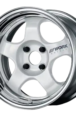 Work Meister S1 2P 5x120 15x6.5+45 R Disk White Best Price
