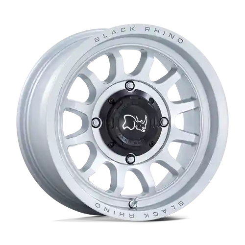 Black Rhino Powersports RAPID UTV 4X137 15X7 +10 HYPER SILVER W/ MACHINED FACE In Demand