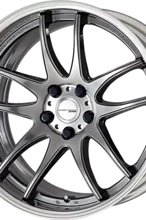 Worldwide Shipping Work Cr 2P 5x120 18x11.0 +38 GT Silver