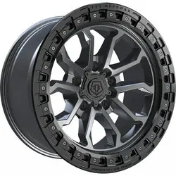 Money Back Guarantee TIS 556AB 5x139.7 20x9 +0 Anthracite w/ Black Ring
