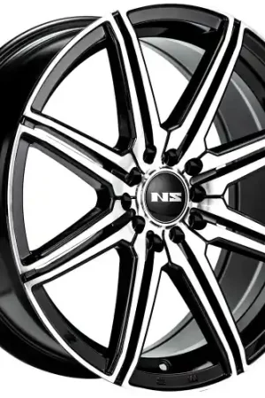 Ns Wheels NS1603 5x100/5x114.3 15x6.5 +38 Gloss Black Machined Limited Offer