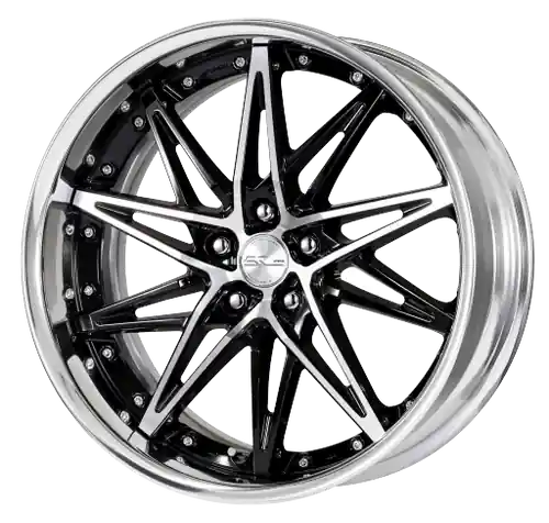 Luxury Work Schwert Sg1 5x112 20x10+22 R Disk Black Cut Clear