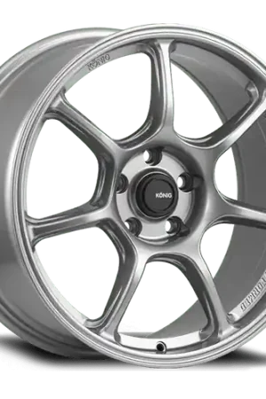 Konig Ultragram 5x100 18x8.5+38 Titanium Metallic Knurled Bead Markdown