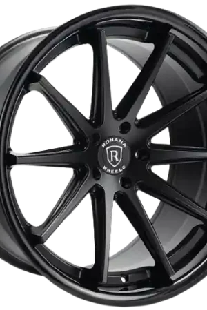 Limited Time Rohana RFC10 5x114.3 20x10+25 Matte Black/Gloss Black Lip