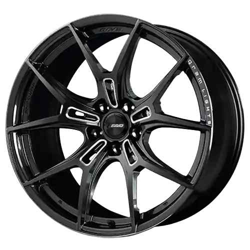 Deal Gram Lights 57FXZ 5x120 20x9.5+25 Super Dark Gunmetal / Machining Rim Edge DC