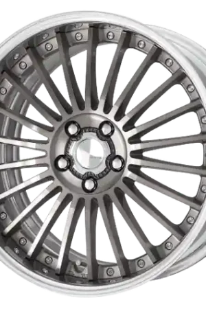 Work Lanvec Lf1 5x114.3 18x7.5+38 O Disk Trans Gray Polish Handmade