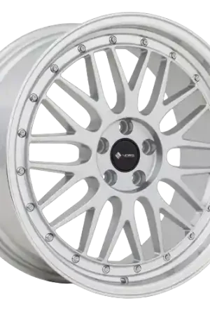 Trusted Brand Vors VR8 5x115 20x8.5  +35 Silver Machine Lip Chrome Rivet