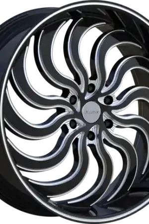 ELURE 57 6X139.7 24x9.5 +30 BLACK AND MILLED Last Chance