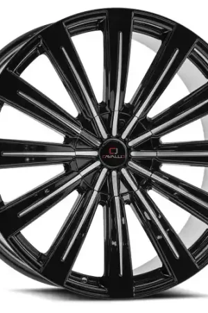 Cavallo CLV-49 5x115/5x120 24x9 +34 Gloss Black & Machined In Demand