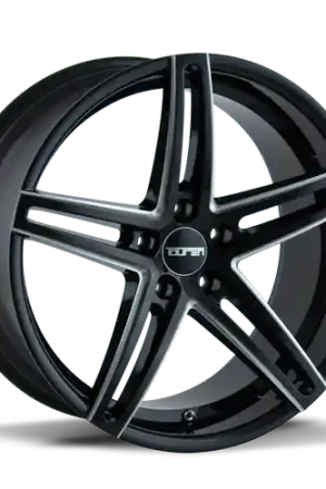 Premium TOUREN TR73 3273 5x120 20x8.5 +20 GLOSS BLACK MILLED