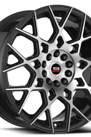 Hot Deal Spec-1 SP-52 5x110/5x114.3 17x7.5 +42 Gloss Black & Machined