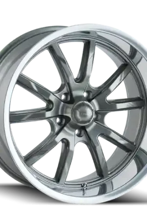 Warranty Included Ridler Type 650 5x127 20x10+0 Grey/Polished Lip