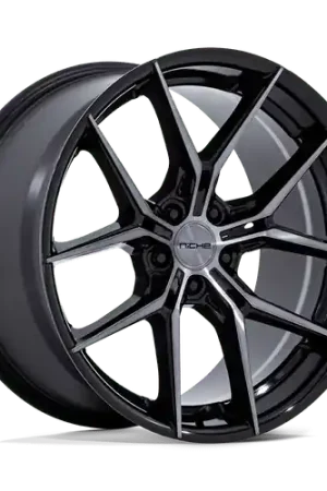 Direct From Factory Niche 1PC NC279 PRODIGY 5 5X115 22x9 +15 GLOSS BLACK DARK TINTED CLEAR