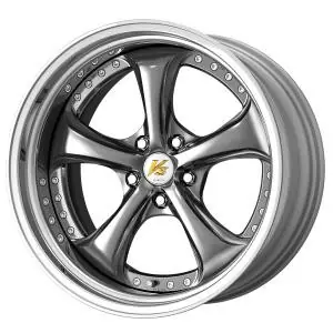 Work Wheels VS-KF 5x100 19x10.5-37 Brilliant Silver Black R Disk STEP RIM Money Back Guarantee
