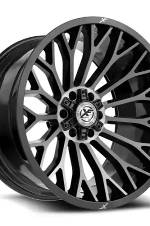 XF Off-Road XF-237 6x135/6x139.7 20x10 -24 Gloss Black & Brushed Double Dark Tint Big Sale