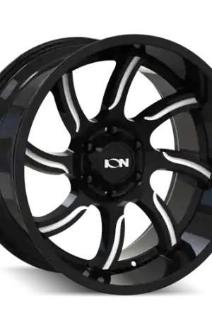 Ion Type 151 5x150 20x9+18 Gloss Black/Milled Top Rated