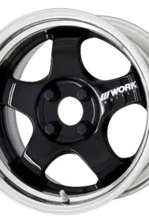 Top Rated Work Meister S1 2P 5x120.65 15x5.5+45 O Disk Black