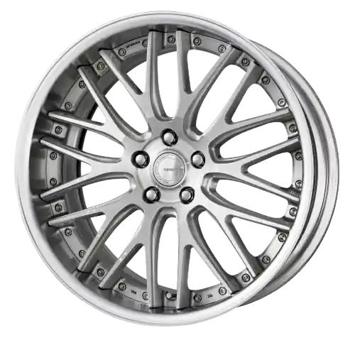 Free Delivery Work Gnosis Gr204 5x108 19x9+38 W Disk Brush Silver Clear