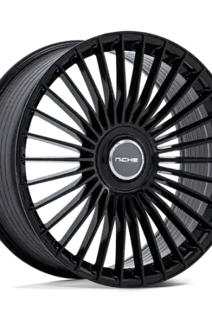Niche 1PC NC282 SERENE 5X108/5X114.3 22x9 +38 GLOSS BLACK Fast Shipping