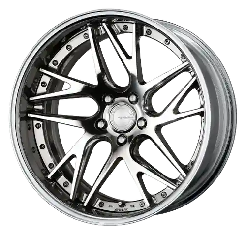 Work Gnosis Cvx 5x120 22x10.5+45 R Disk Buff Finish Certified