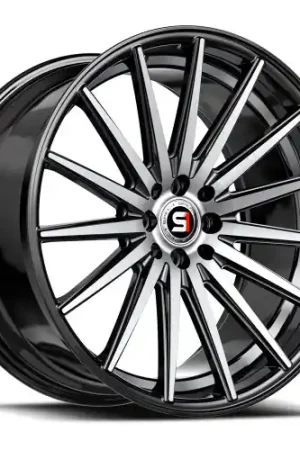 Spec-1 SP-69 5x110/5x114.3 18x8 +38 Gloss Black & Machined & Undercut Special Discount