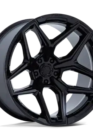 Fuel 1PC FLUX 8X165.1 20X9 +1 GLOSS BLACK Premium