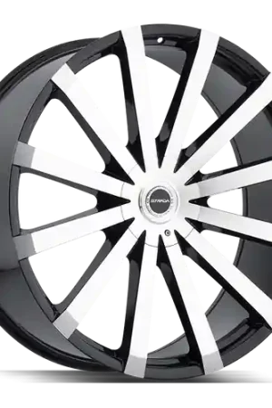 Strada Gabbia 5x110/5x115 20x8.5 +35 Gloss Black Machined Editor’s Pick