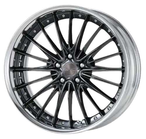 Work Schwert Regnitz 5x112 21x8.5+45 O Disk Brilliant Silver Black Direct From Factory