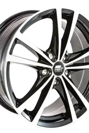 MST Wheels Saber 5x115 16x7.0 +45 Glossy Black w/Machined Face Fan Favorite