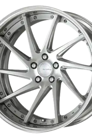 Fast Shipping Work Gnosis Cvs 5x112 19x9.5+30 W Disk Brush Silver Clear