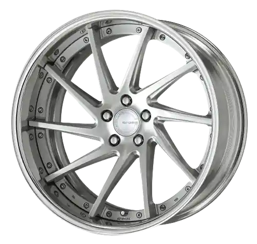 Fast Shipping Work Gnosis Cvs 5x112 19x9.5+30 W Disk Brush Silver Clear