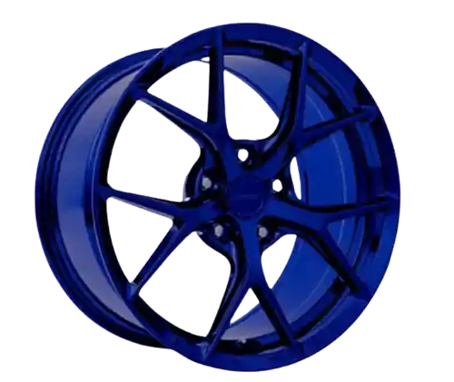 MRR FS6 5x100 - 5x120.65 19x10  +19-64 Candy Blue Direct From Manufacturer