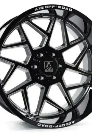 Axe NEMESIS 8x170 24X12 -44 GLOSS BLACK MILLED Editor’s Pick